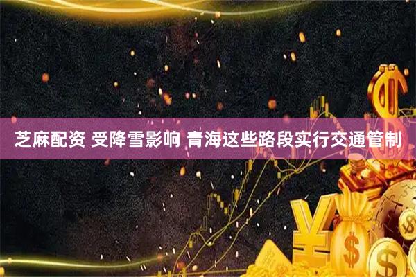 芝麻配资 受降雪影响 青海这些路段实行交通管制
