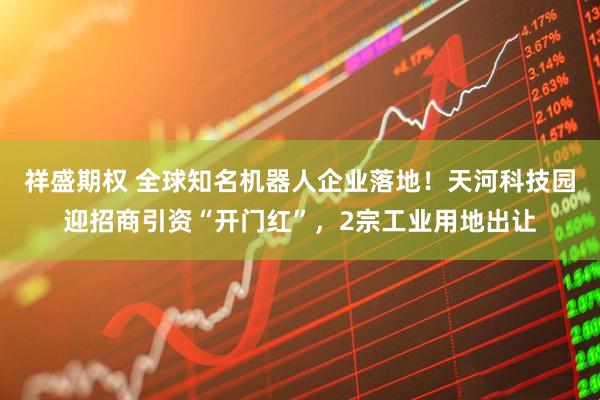 祥盛期权 全球知名机器人企业落地！天河科技园迎招商引资“开门红”，2宗工业用地出让